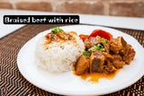 Beef Rice Plate